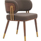 Brew Upholstered Walnut Chair by Zuo Modern