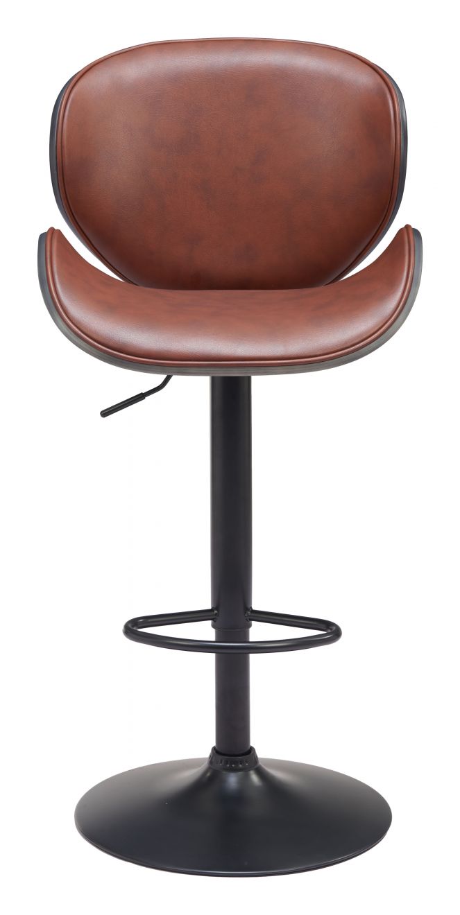 Zuo Modern Meyane Barstool Brown