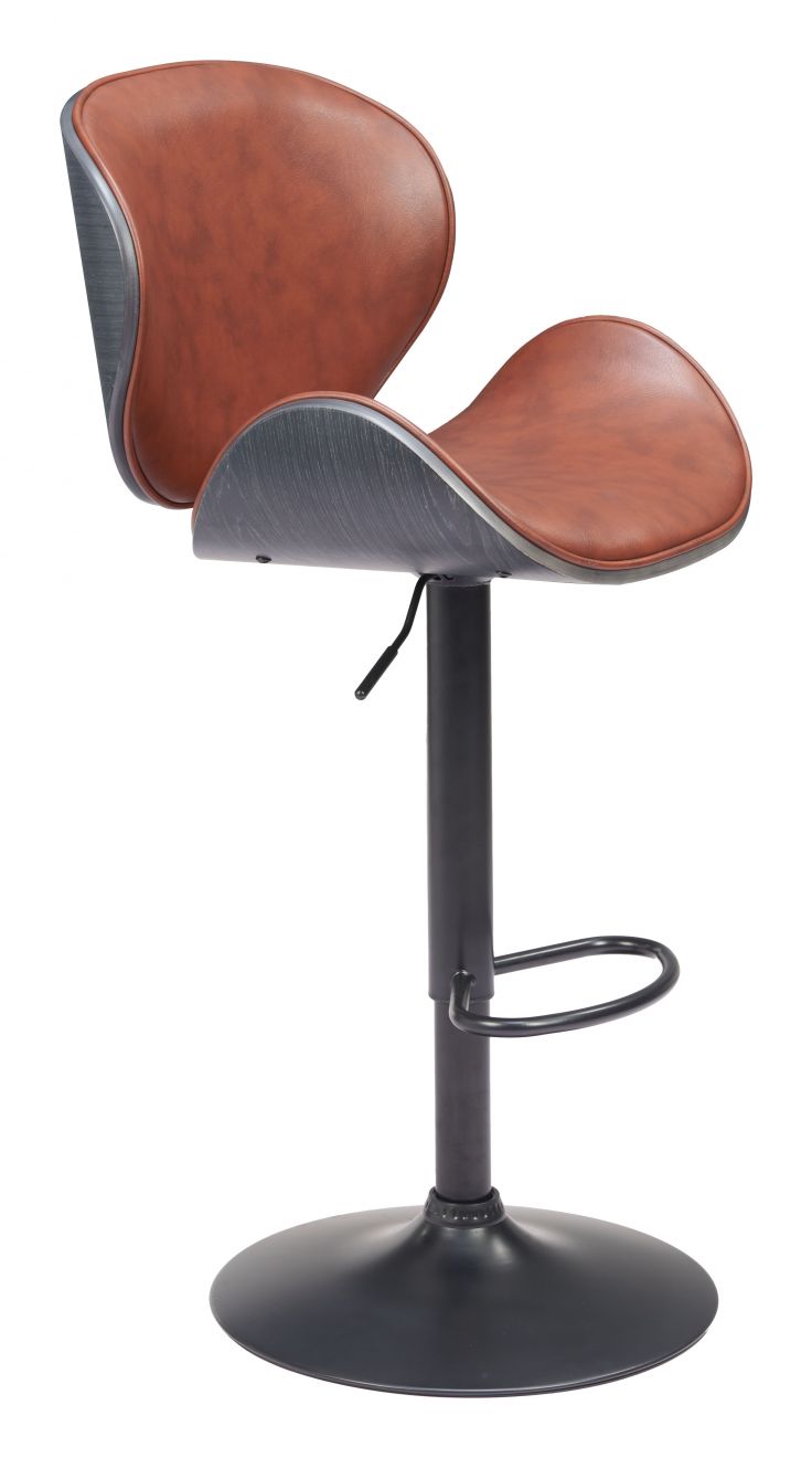 Zuo Modern Meyane Barstool Brown
