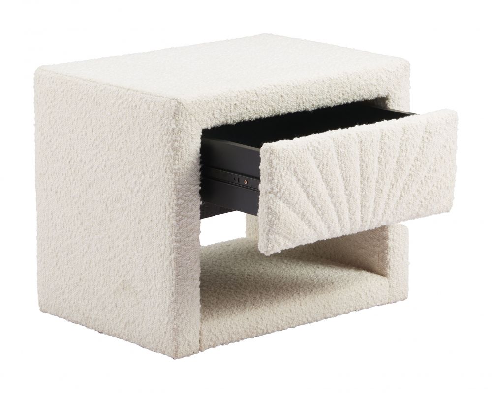 Baris Nightstand Ivory 110652