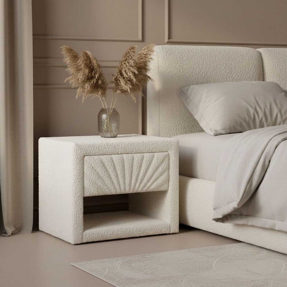 Baris Nightstand Ivory 110652