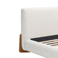 Baris Queen Bed Ivory 110663