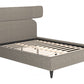 Dusa Olive Brown Platform Bed