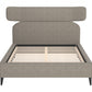 Dusa Olive Brown Platform Bed