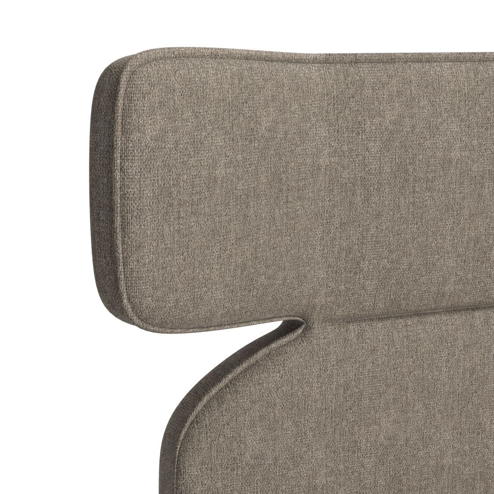 Dusa Olive Brown Platform Bed