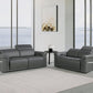 Global 1126 Sofa + Love - Dark Gray