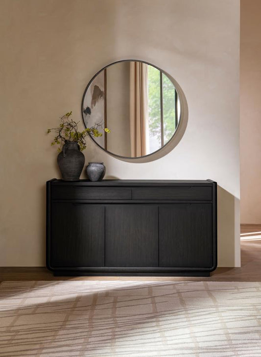 Leandro Burnished Black Sideboard 115395