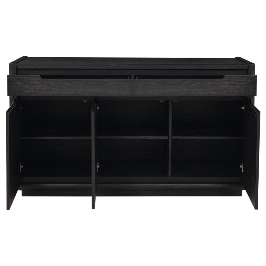 Leandro Burnished Black Sideboard 115395