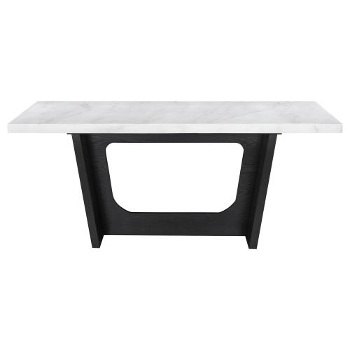 Colección de comedor de mármol blanco Sherry 115511-S7BV