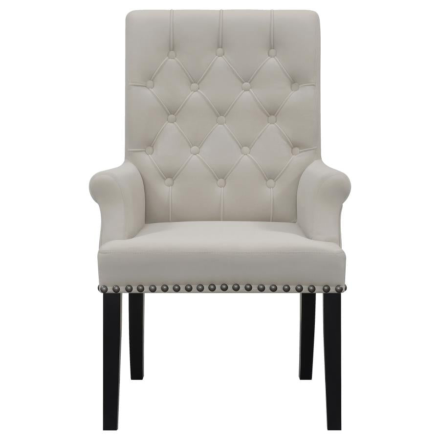 Sherry 7 Pc White Marble Dining Set