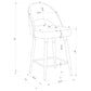 Colección de comedor Glam de 5 piezas Ellie 115558-S5G