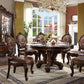 Versailles Round Cherry Finish Dining Set