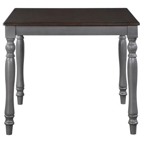 Colección de comedor Wiley de 5 piezas en beige y gris 120576