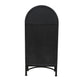 Victoria Wine Cabinet Matte Black Natural Interior