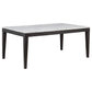 Averill 7 Pc White Marble Top Dining Set