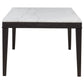 Averill 7 Pc White Marble Top Dining Set