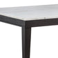 Averill 7 Pc White Marble Top Dining Set