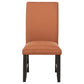 Berning Fabric Upholstered Parson Side Chair Salmon