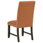 Berning Fabric Upholstered Parson Side Chair Salmon