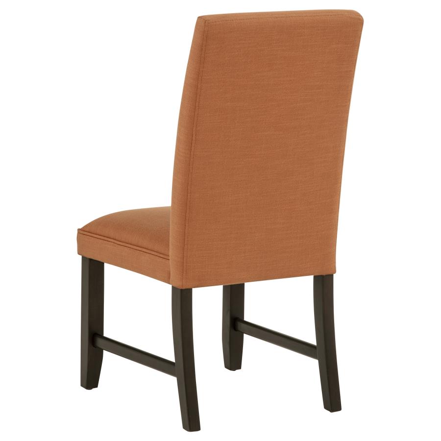 Berning Fabric Upholstered Parson Side Chair Salmon