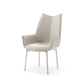 ESF 9437 Expandable White Marble Top Dining Set