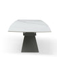 ESF 9437 Expandable White Marble Top Dining Set