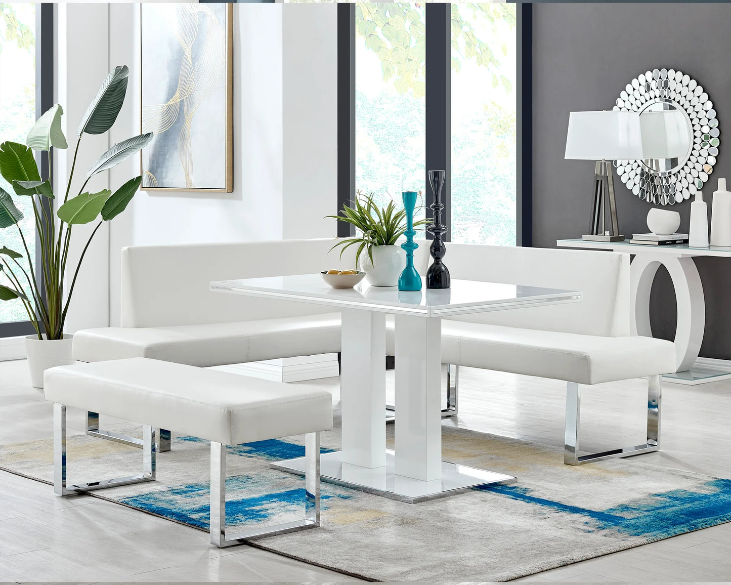 Colección de comedor Armen Living Amanda Nook - 2 colores