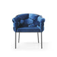 Modrest Debra Blue Fabric Chair