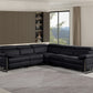 Divanitalia 1246 Black Power 5 Pc Sectional