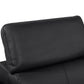 Divanitalia 1246 Black Power 5 Pc Sectional