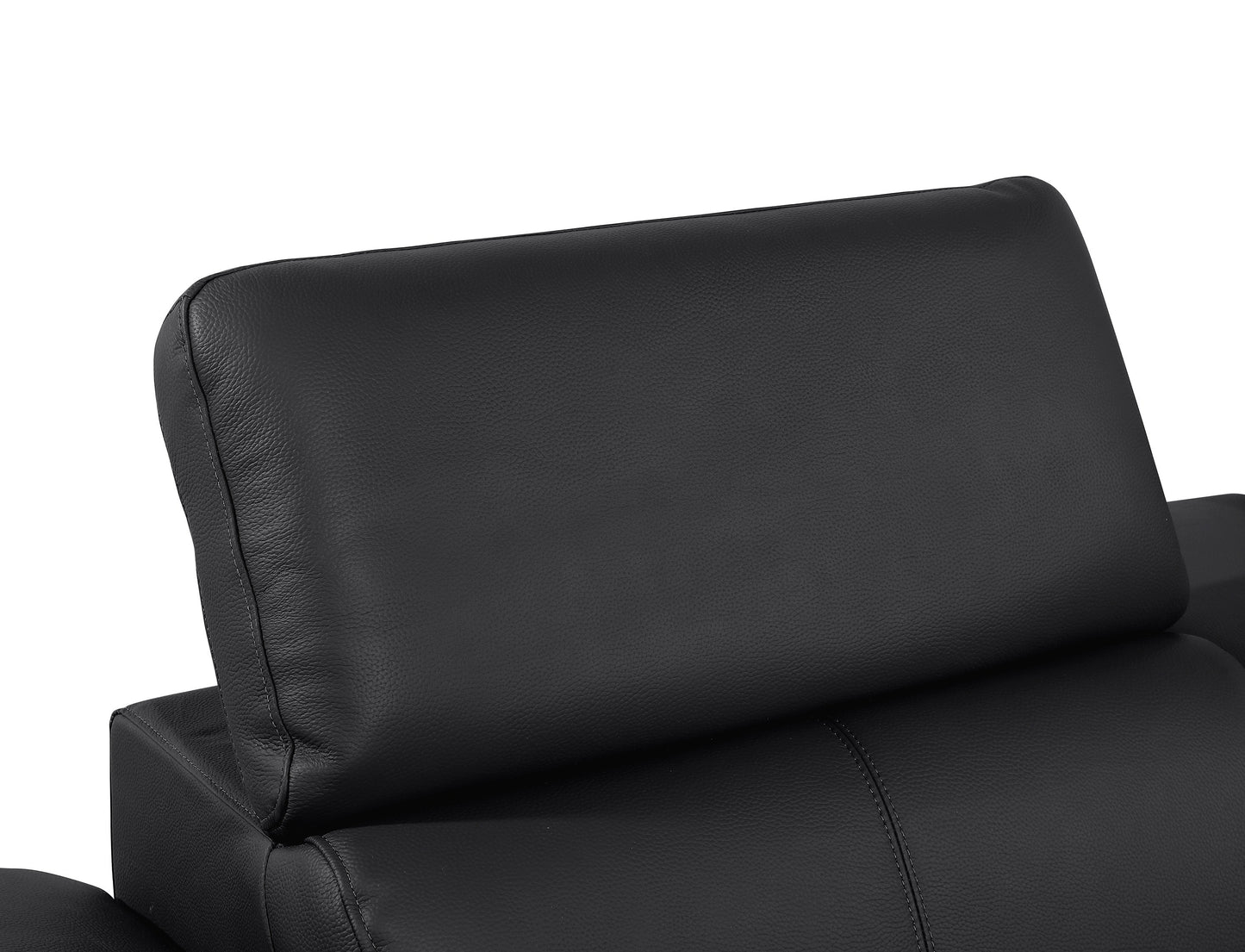 Divanitalia 1246 Black Power 5 Pc Sectional
