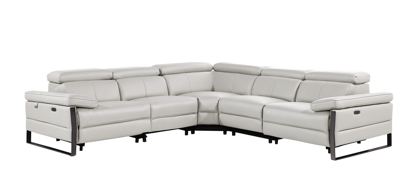 Dimanitalia 1246 Power 5 Pc Sectional