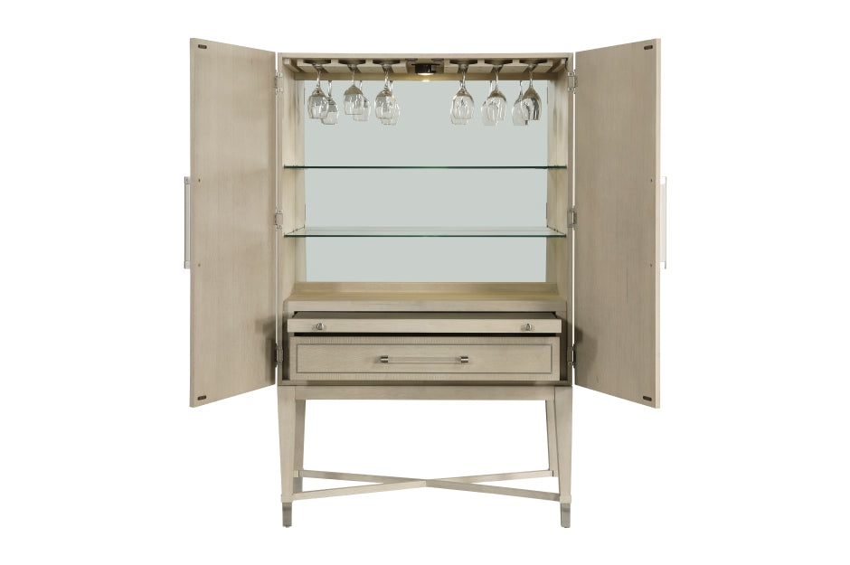 Genoa Light Oak Bar Cabinet 1312-44C