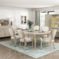 Genoa Oak Finish 7 Pc Dining Set 1312-96*7