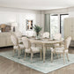 Genoa Oak Finish 7 Pc Dining Set 1312-96*7