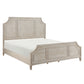 Leander 4 Pc Brownish Gray Finish Bedroom Set