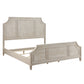 Leander 4 Pc Brownish Gray Finish Bedroom Set