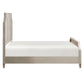 Leander 4 Pc Brownish Gray Finish Bedroom Set