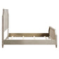 Leander 4 Pc Brownish Gray Finish Bedroom Set
