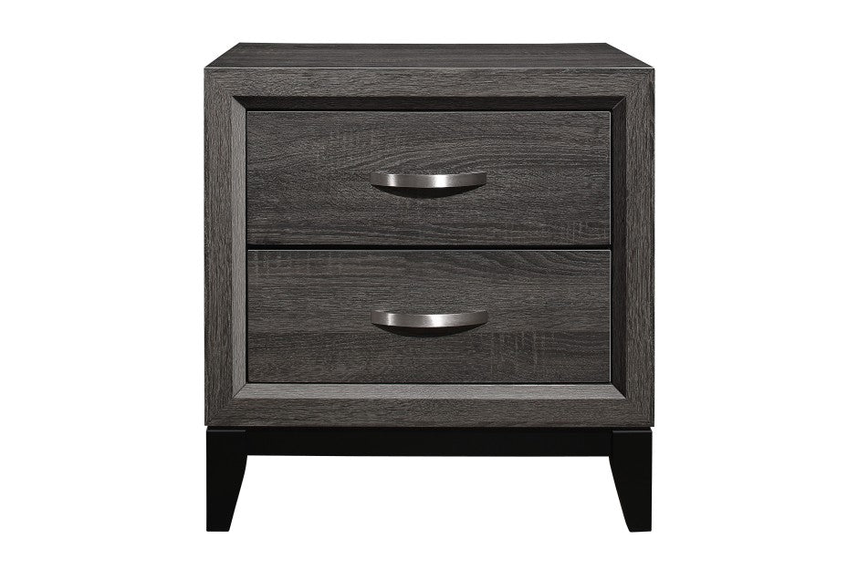 Davi Gray Finish 4 Pc Homelegance Bedroom Set