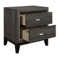 Davi Gray Finish 4 Pc Homelegance Bedroom Set