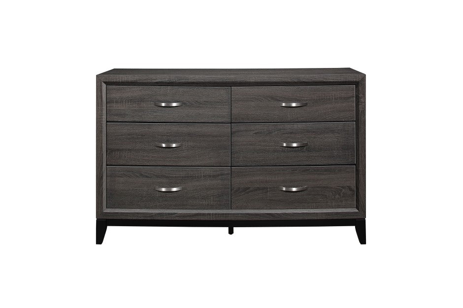 Davi Gray Finish 4 Pc Homelegance Bedroom Set
