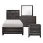 Davi Gray Finish 4 Pc Homelegance Bedroom Set