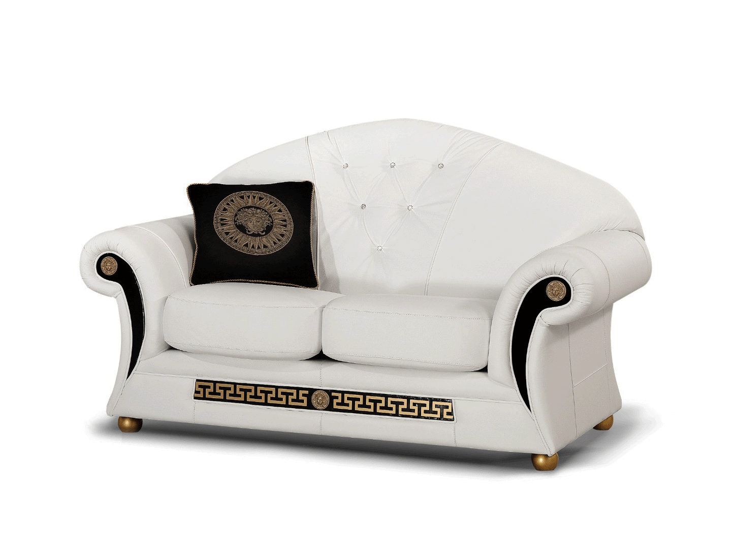 Di Oro Collezione Top Grain Leather Sofa Set - Made in Italy