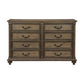 Rachelle Weathered Pecan 4 Pc Bedroom Set