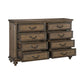 Rachelle Weathered Pecan 4 Pc Bedroom Set