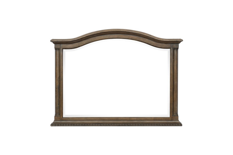 Rachelle Weathered Pecan 4 Pc Bedroom Set