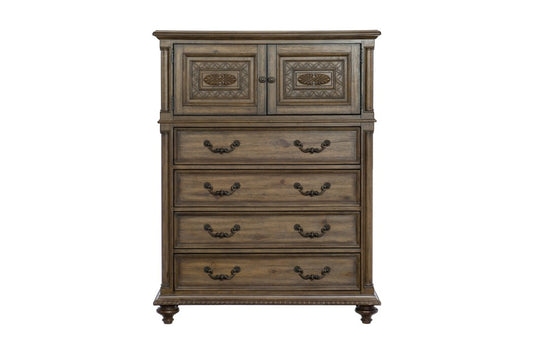 Rachelle Weathered Pecan Chest 1693-9