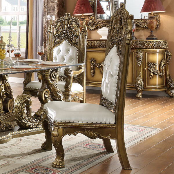 Homey Design HD-1802 Intricate 7 Pc Dining Set