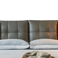 1806 Gray Leather Storage Bed by ESF